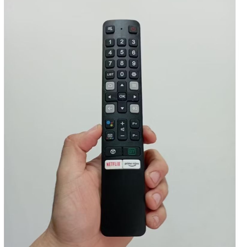 Remote Remot Smart TV Non Voice Universal Tanpa Setting TCL RC901V FMR6 A3 A5 A8 A10 A20 43S6500 32S