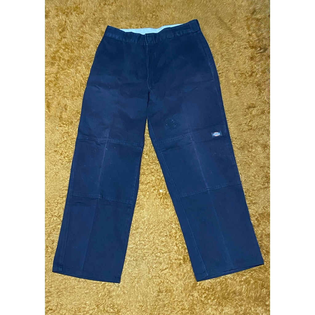 Faded Dickies Double Knee Wide Baggy Chino