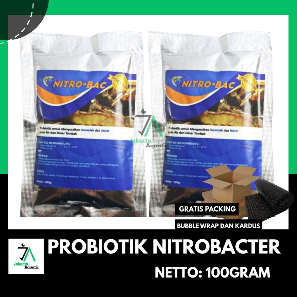 Probiotik nitrobacter 100gram / nitrobacter/probiotik nitrobacter / probiotik nitrobac / nitrobac