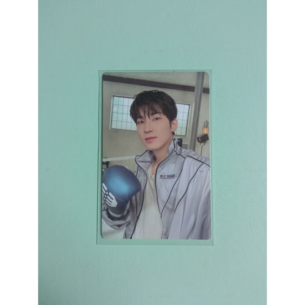 SVT SEVENTEEN WONWOO BOXING TINJU ALBUM FML FIGHT FOR MY LIFE VER GREY BACK PC PHOTOCARD OFC OFFICIA