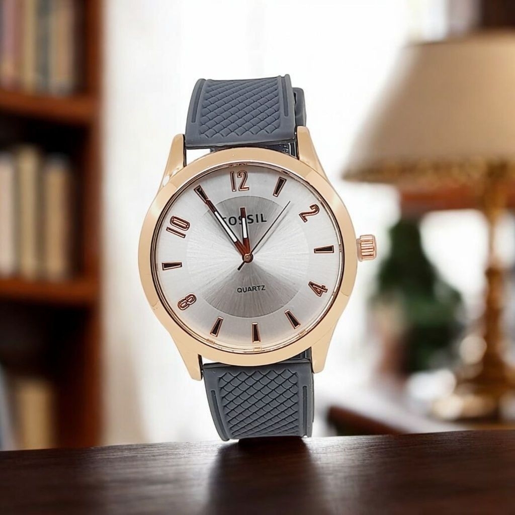 Jam Tangan Pria Fsl Analog Karet Terbaru