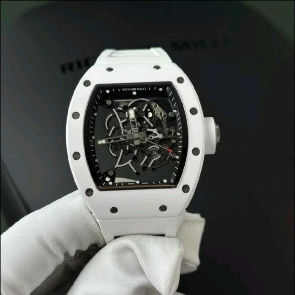 JAM TANGAN TERBARU/JAM TANGAN RM055 BUBBA WATSON MANUAL WINDING SUPER CLONE