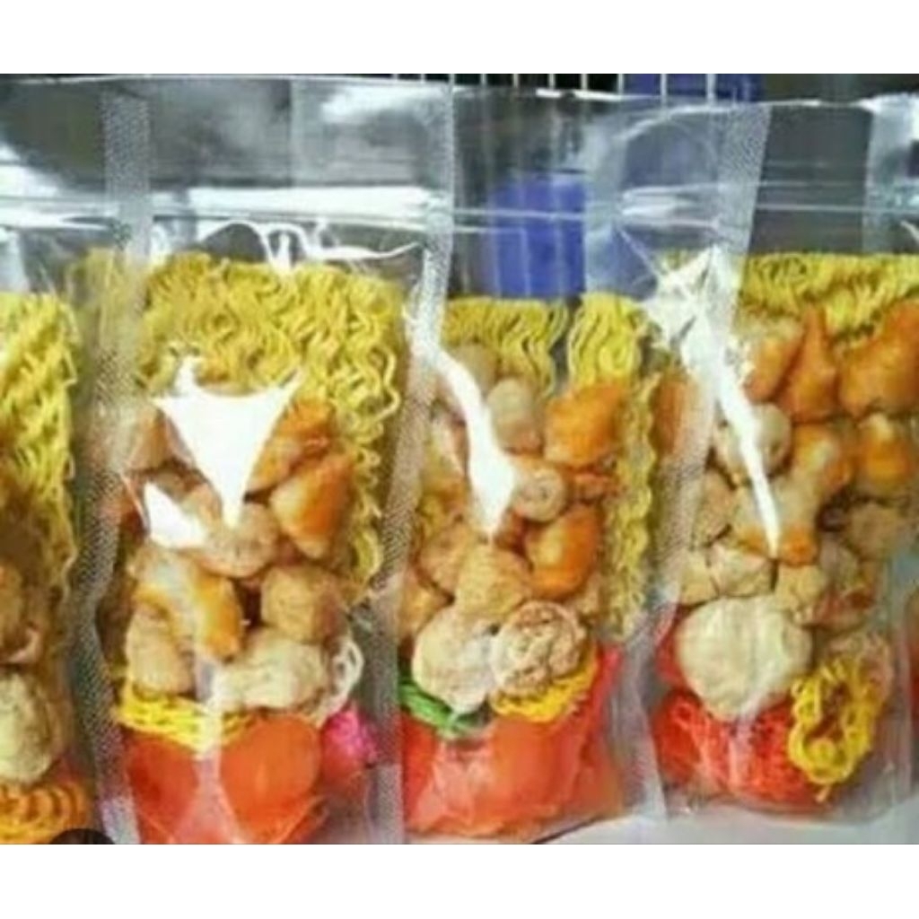 seblak komplit 5 toping.