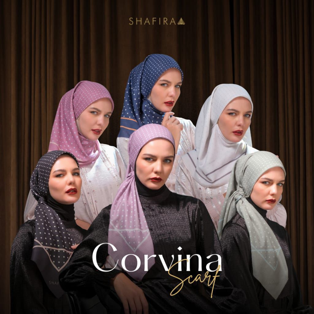 (SHAFIRA & LASKALLA) HIJAB SEGI BRAND ORI SHAFIRA NO TAG