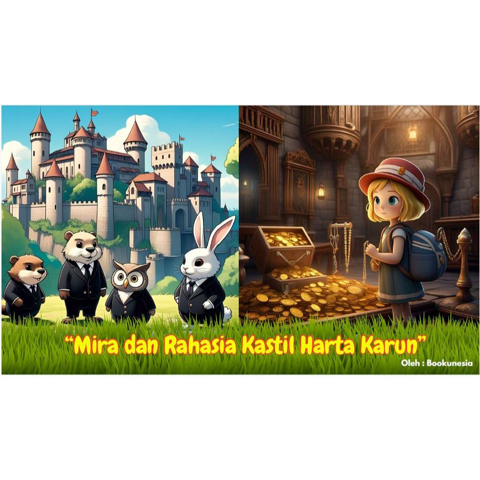 Buku Digital (ebook) Buku Cerita Anak "MIRA DAN RAHASIA KASTIL HARTA KARUN"