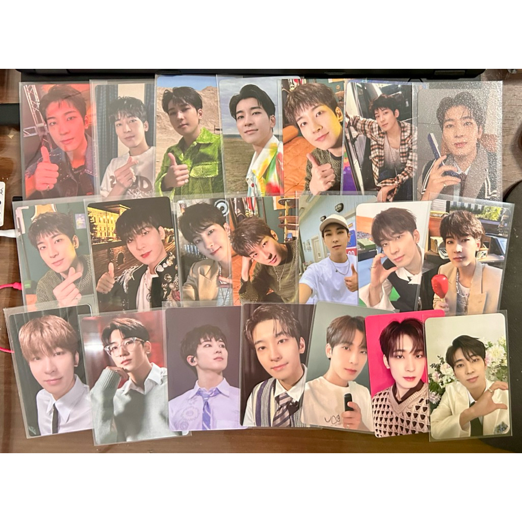 [bundle] photocard seventeen wonwoo - 17 is right here seventeenth heaven fml sector17 face the sun 