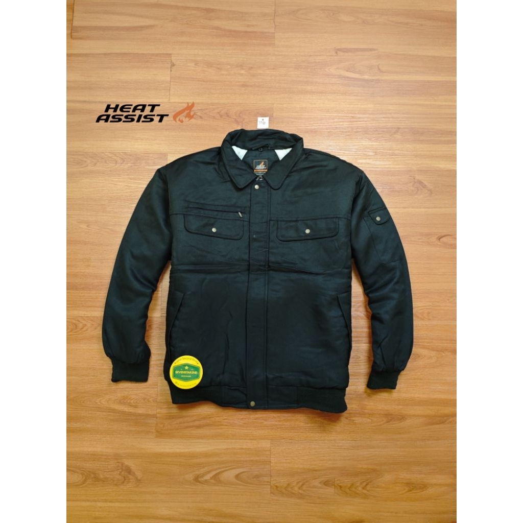 heat assist casual bikers jacket