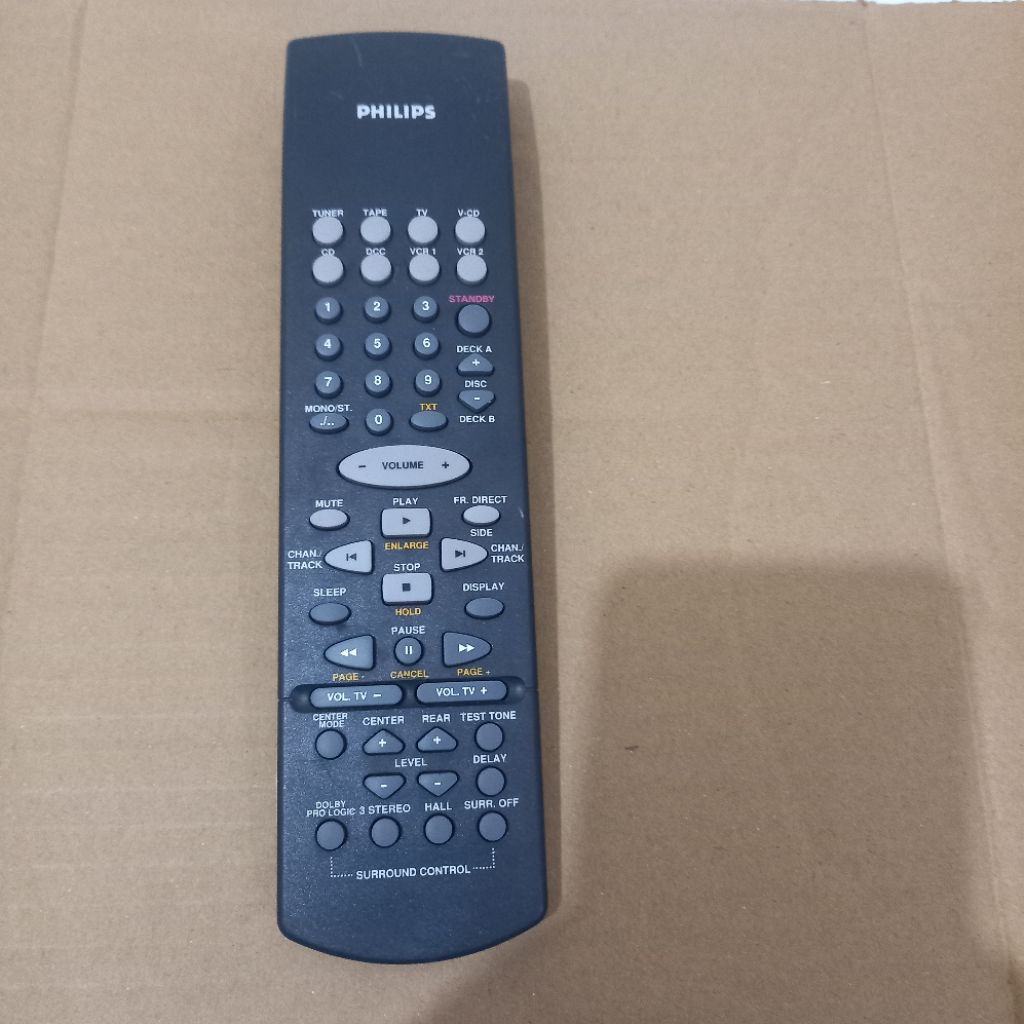 Remote Remot Tape Compo PHILIPS Original Asli . RC - 8080 / 01 .