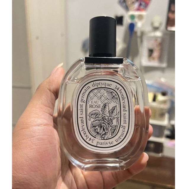 (Preloved) Parfum Diptyque Eau Rose Women EDT 100ml Floral Fruity