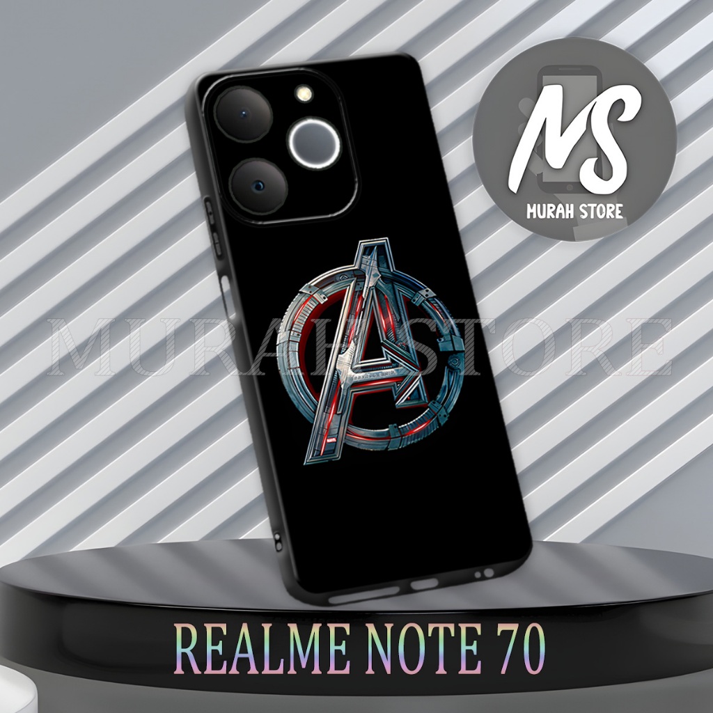 MS14/ Softcase Karet  REALME NOTE 70 / Motif Super Hero / Case Hp REALME NOTE 70 / Silikon REALME NO