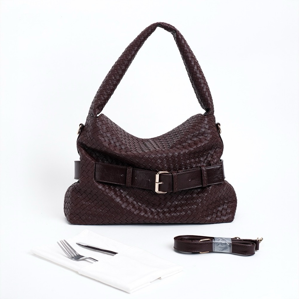 Maroon Cekhas Bag - PRELOVED