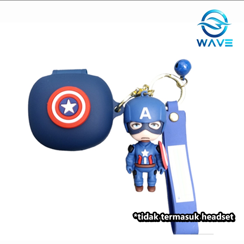 [R50i] Case Karakter Soundcore R50i Kaptain Biru Premium Quality Soft Silicon Gan72