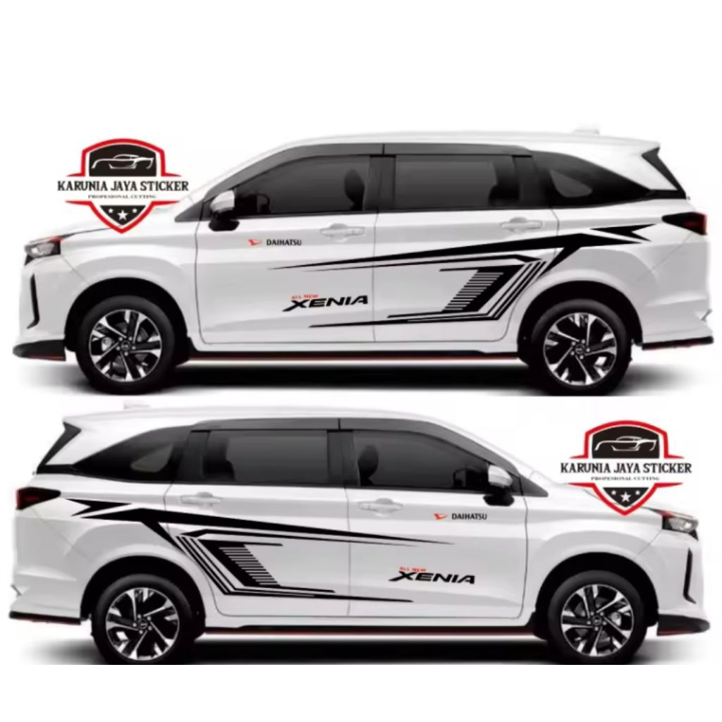 striping cutting sticker mobil xenia stiker list mobil daihatsu xenia