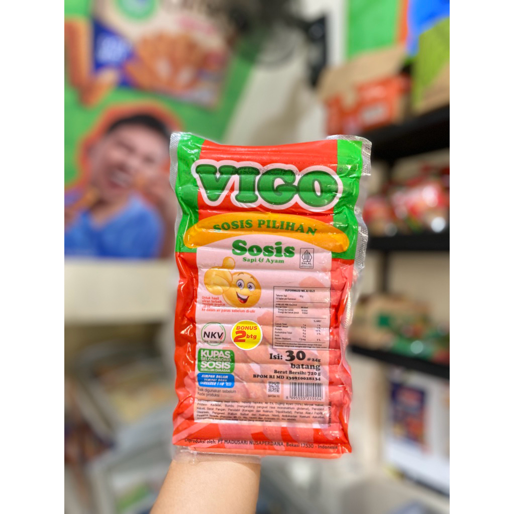 Vigo Sosis Merah 30pcs