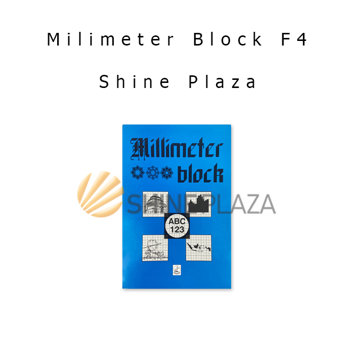 Buku Milimeter Block F4 Gambar Sketsa Teknik - Mili Meter Blok Folio