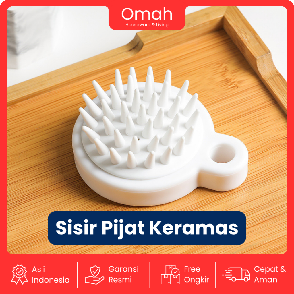 SISIR KERAMAS ANTI KETOMBE/ ALAT PIJAT SILIKON KEPALA / ALAT SILIKON PIJAT / SISIR KETOMBE SILIKON
