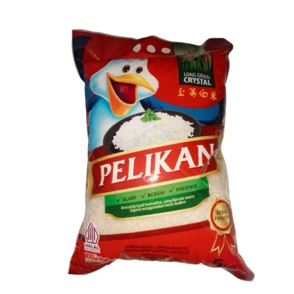 Beras Pelikan 5 kg Surabaya