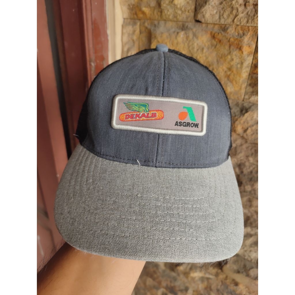 Topi Trucker DEKALB By K-Products Original Scnd Fashion Pria/Wanita