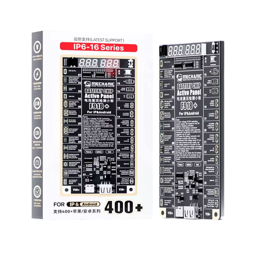 Mechanic F918+ Kabel Tembak Baterai-Aktivator Baterai iP Android ORIGINAL