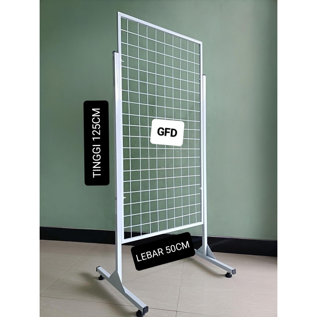 RAK ACECORIES/RAM KAKI BERDIRI/RAK MUNDO UK 50X125