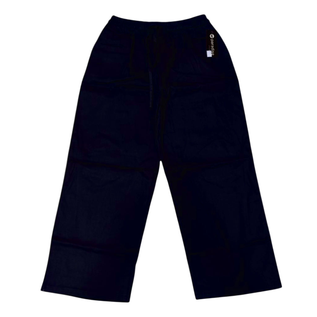 Celana Kulot Wanita Bahan Katun Twill  Stretch Pinggang Full Karet