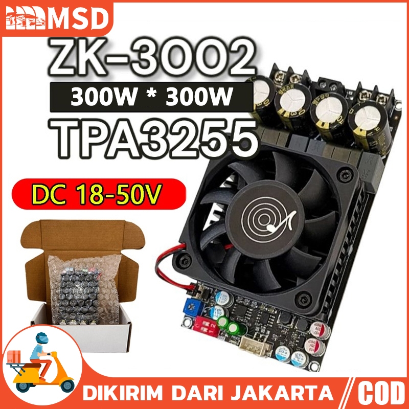 TPA3255 Amplifier Class D Stereo BTL Bridge Hifi HD Sound High Power Amplifier 600W Original ZK-3002