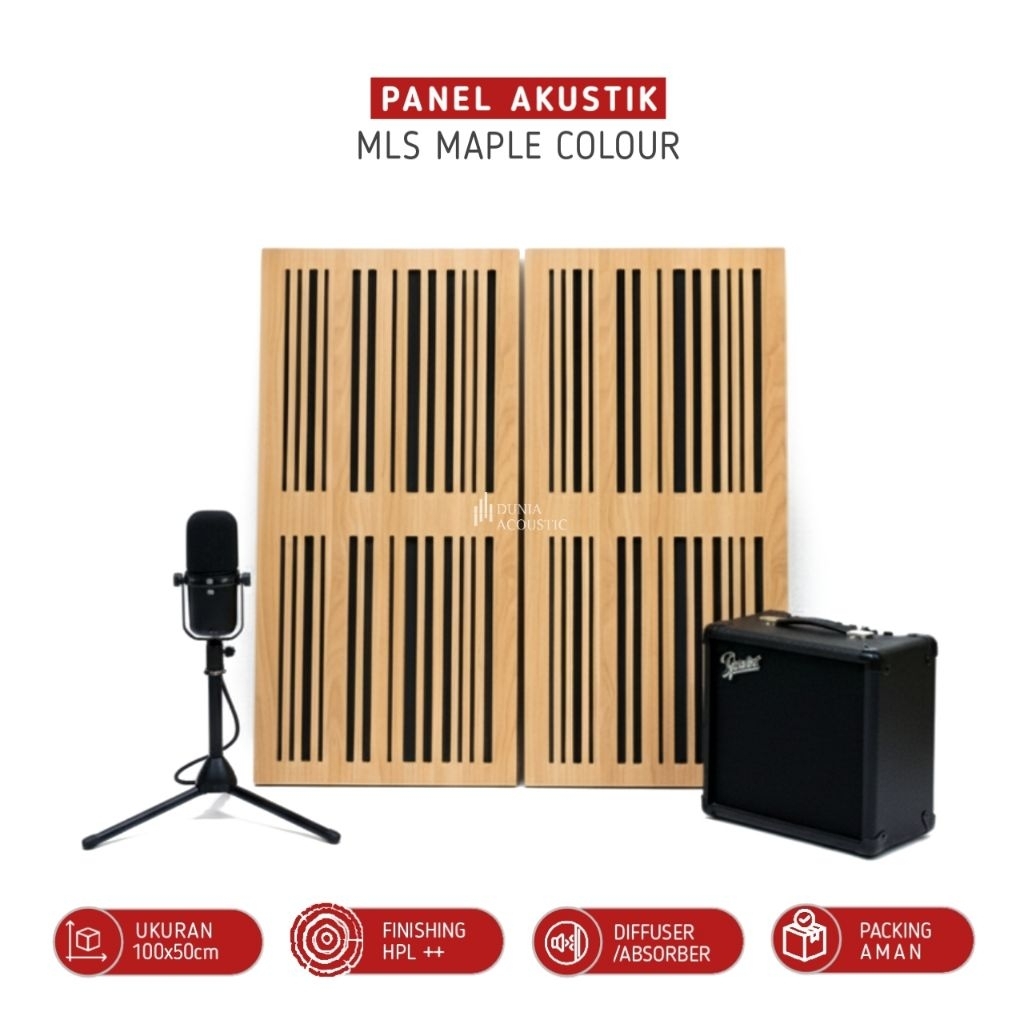 Panel Akustik Dinding, Panel Akustik Peredam Studio, Peredam Suara Ruangan