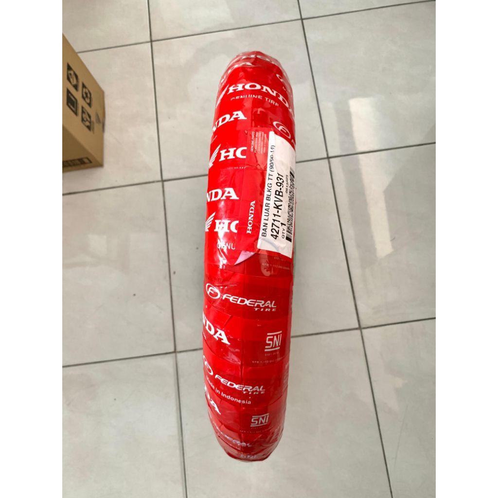 Ban Luar Honda AHM 42711-KVB-931 90/90-14 Tubetype / Ban Belakang Sepeda Motor Beat Vario 100% Origi