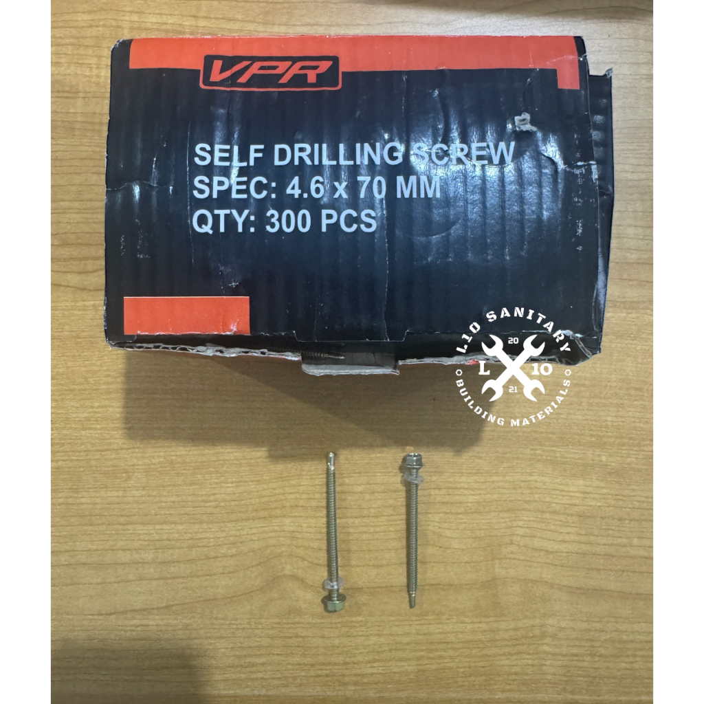 Baut Roofing VPR ABUS 70 / Drilling Screw / Baut Ruping 7cm 1 KOTAK