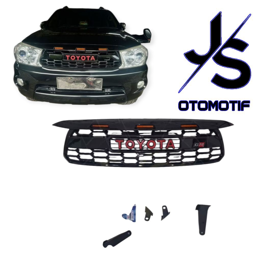 grill Fortuner pakai lampu LED 2008/2010