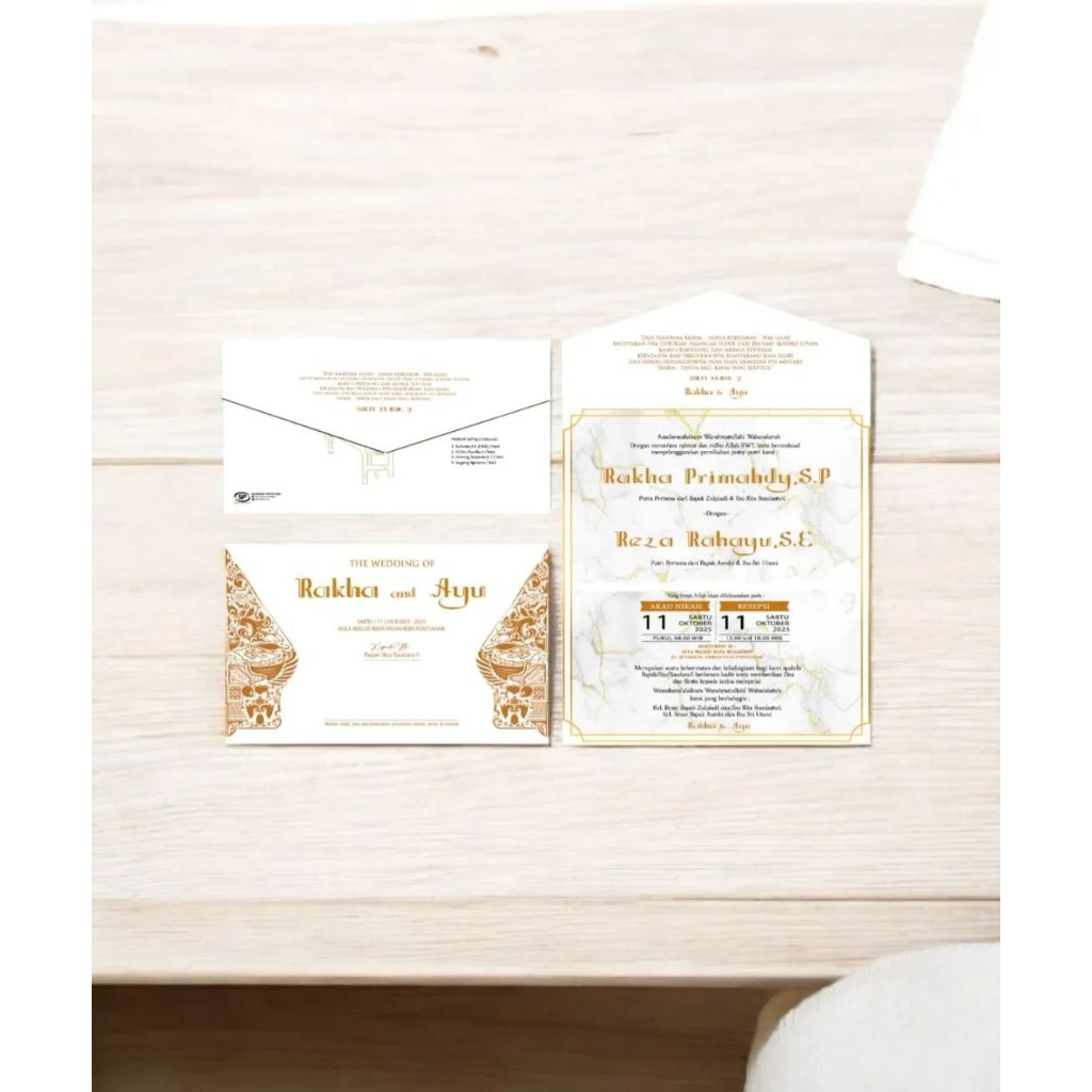 Undangan lipat amplop