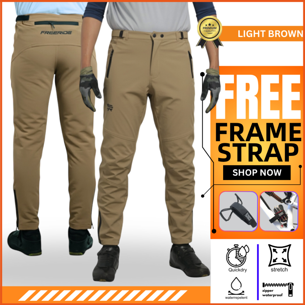 Celana Panjang Sepeda Mtb Gravel Longpants Gowes Downhill Free Ride Celana Pria wanita