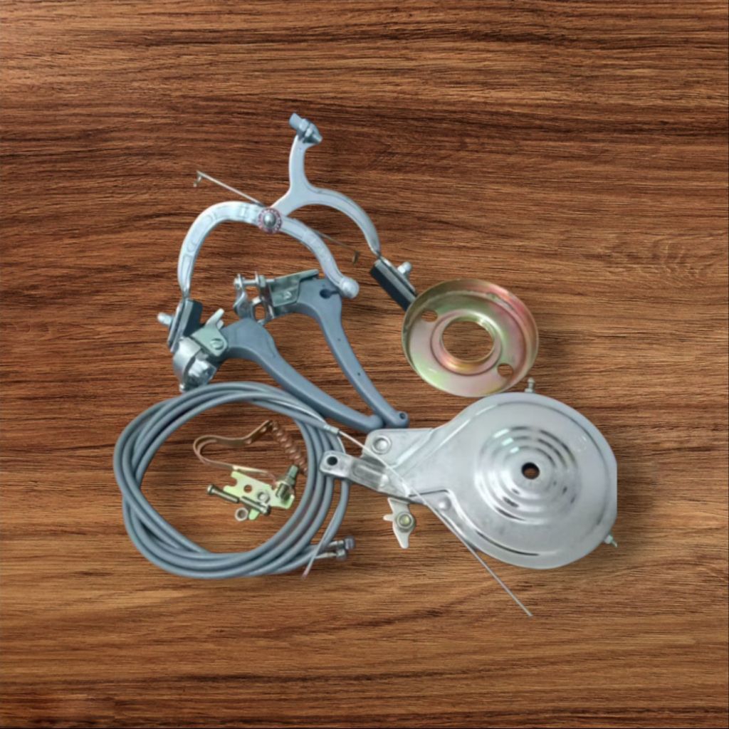 rem tromol sepeda mini ctb jengki lengkap set dengan rem 90mm Taya Taiwan