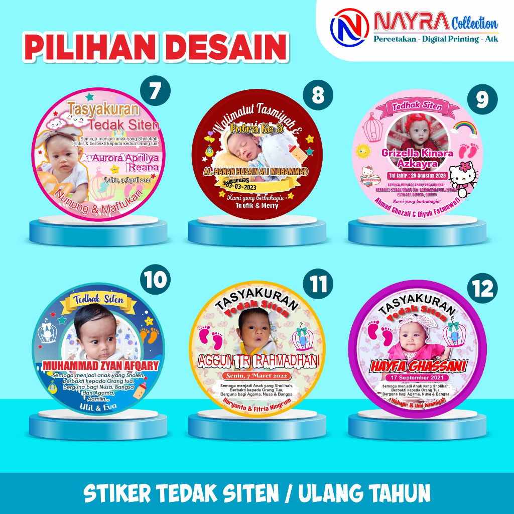 Stiker Tedak Siten Stiker Dundunan Cowok Cewek