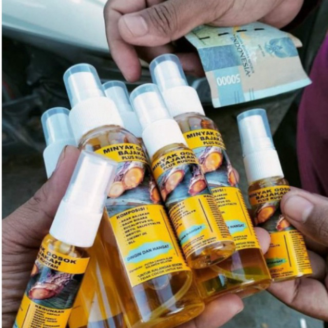 minyak gosok akar kayu bajakah(asli kalimantan)