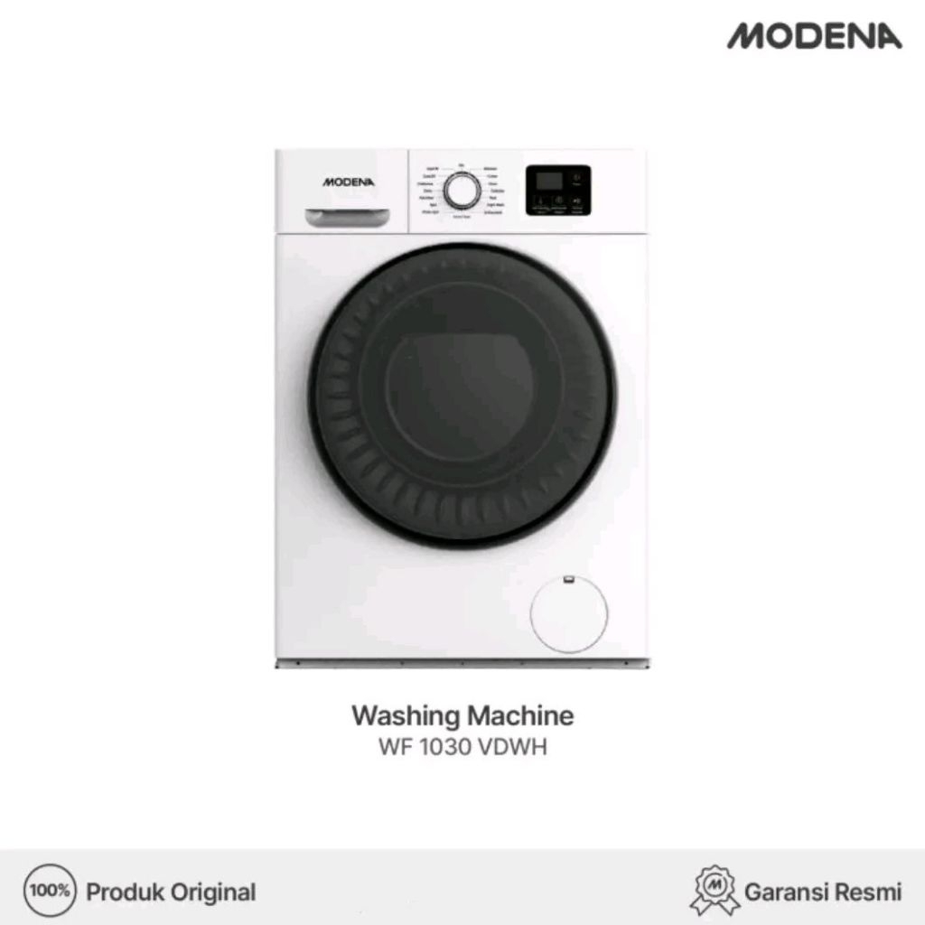 Mesin Cuci Modena 10.5kg WF-1030 VDWH | Front loading WF1030 1030VDWH