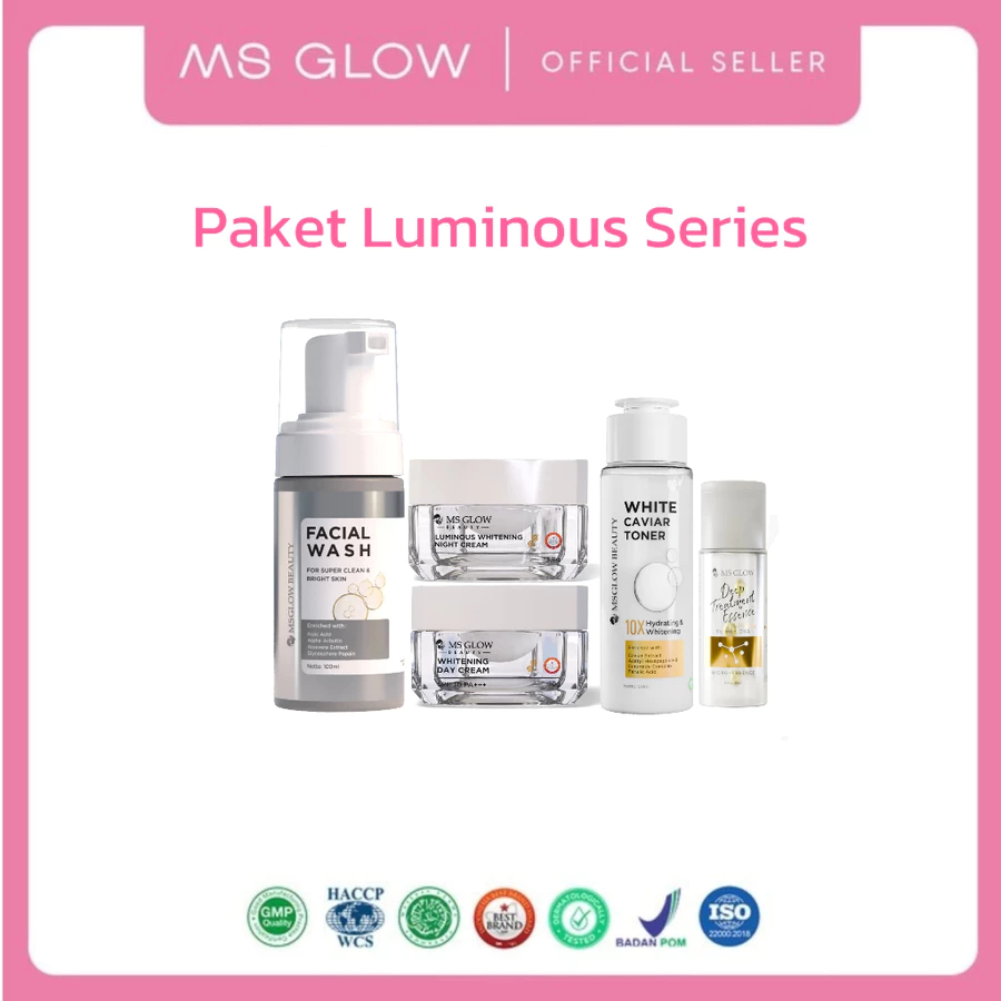 MS GLOW MALANG - Paket Luminous Series Booster Original Free DTE