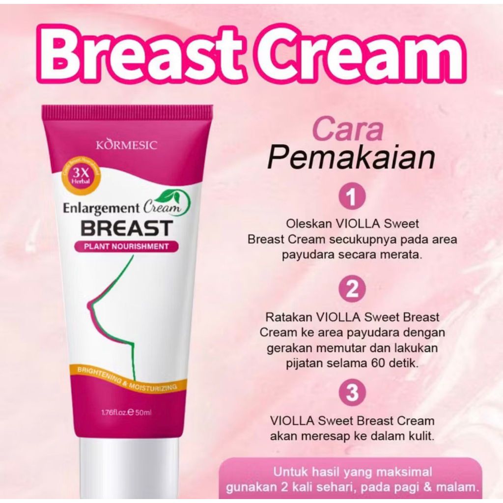 [ BPOM ] KORMESIC ENLARGEMENT BREAST CREAM
