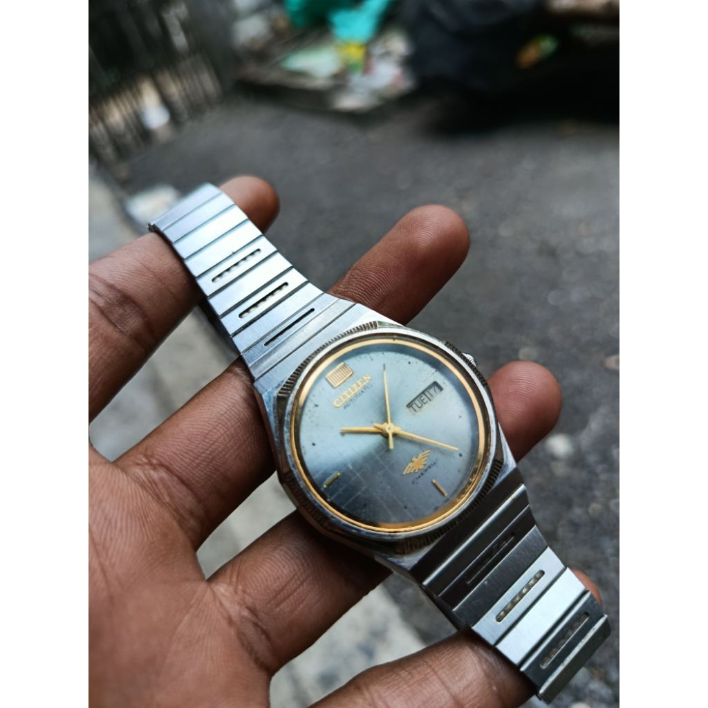 Original vintage watch CITIZEN JAPAN 4-823605K Automatic 21 Jewels Jam tangan pria ori lawasan