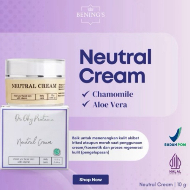 BENINGS Dr. Oky Pratama - Neutral Cream