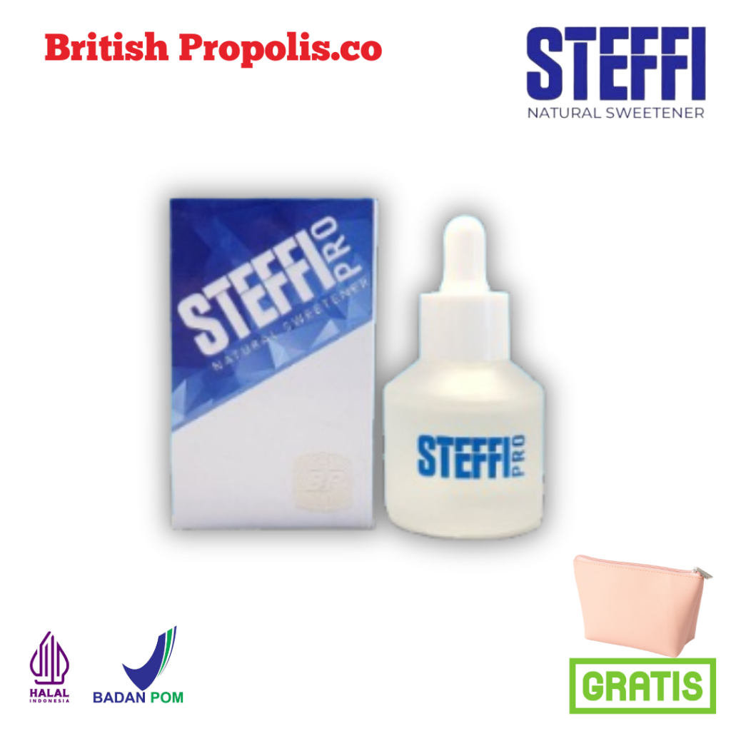 Steffi Pro 30 ml Pemanis alami Penganti Gula Aman Buat Diabetes Terbuat dari daun Stevia