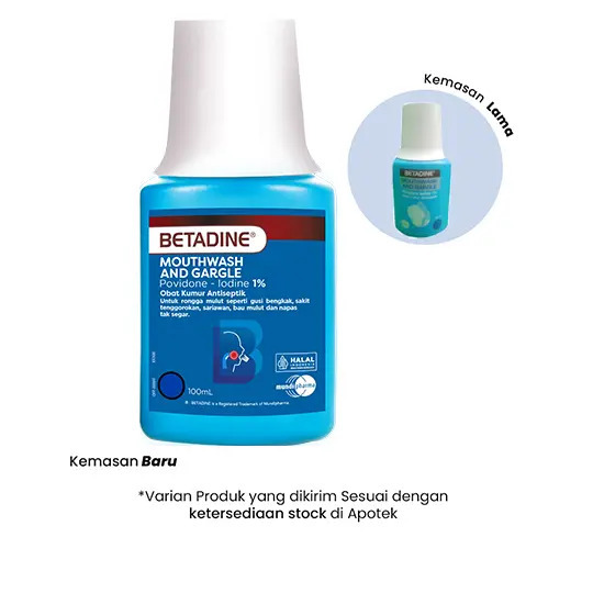 BETADINE MOUTHWASH / BETADINE KUMUR / BETADIN KUMUR / OBAT KUMUR