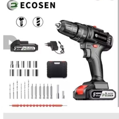 MESIN BOR TANGAN BATREI ECOSEN VOLT 12V