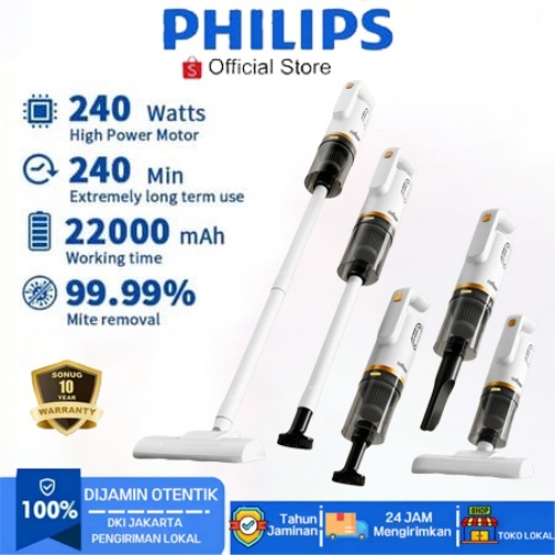 PHILIPS vacuum cleaner penyedot debu 8 in 1 Vacum Cleaner Portable Penghapusan tungau