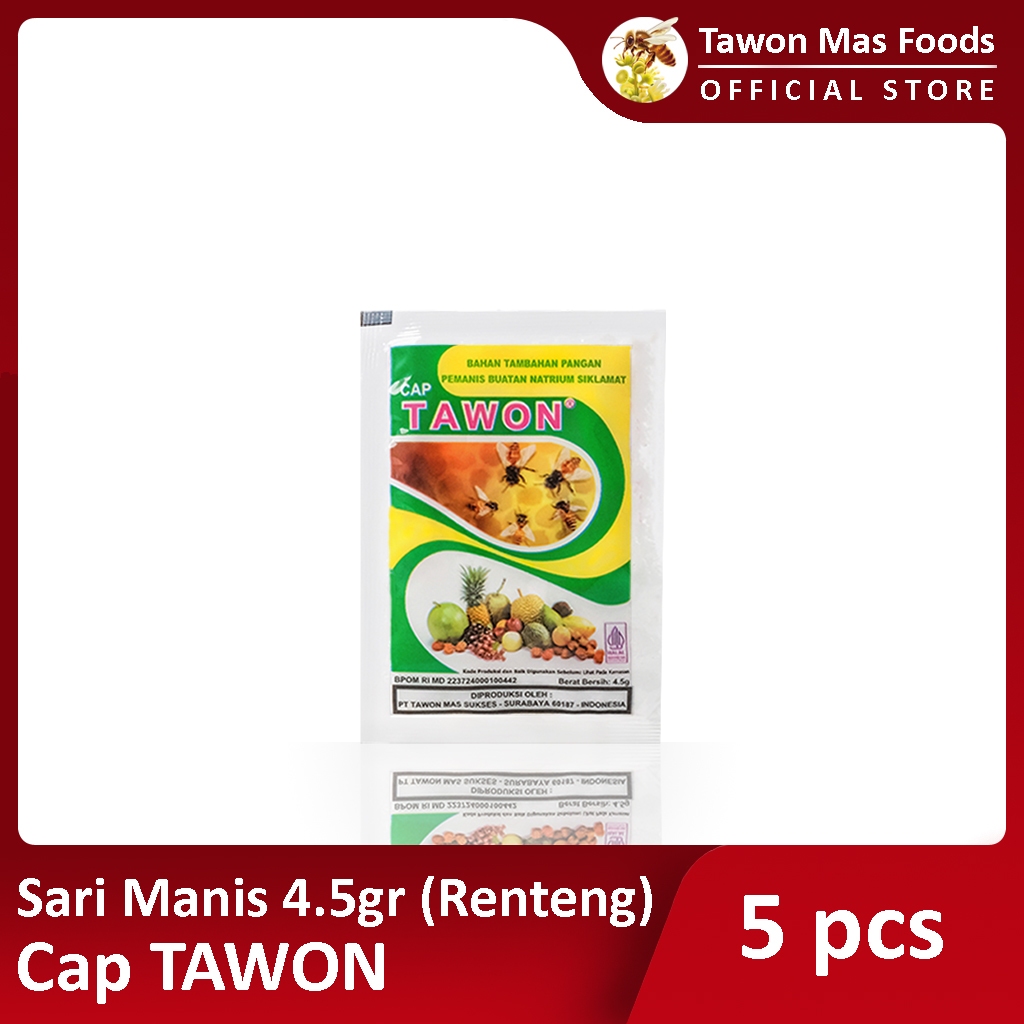 Sari Manis Cap TAWON 4.5gr (Pemanis Siklamat)