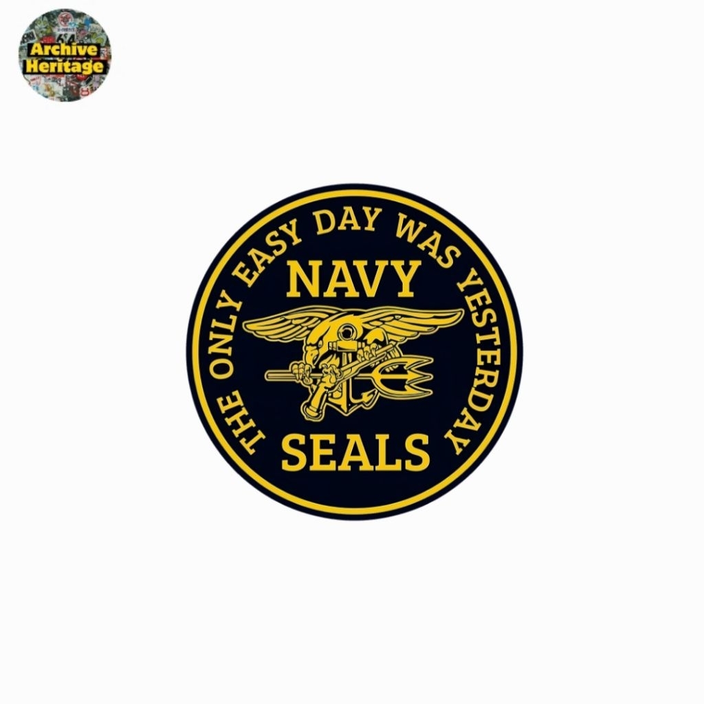 sticker Navy Seals elite special operations force us army logo stiker