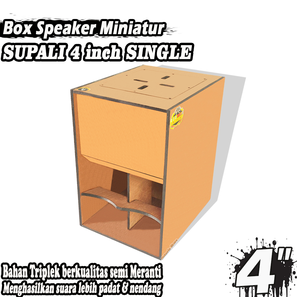 Box Speaker Miniatur Supali 4 Inch
