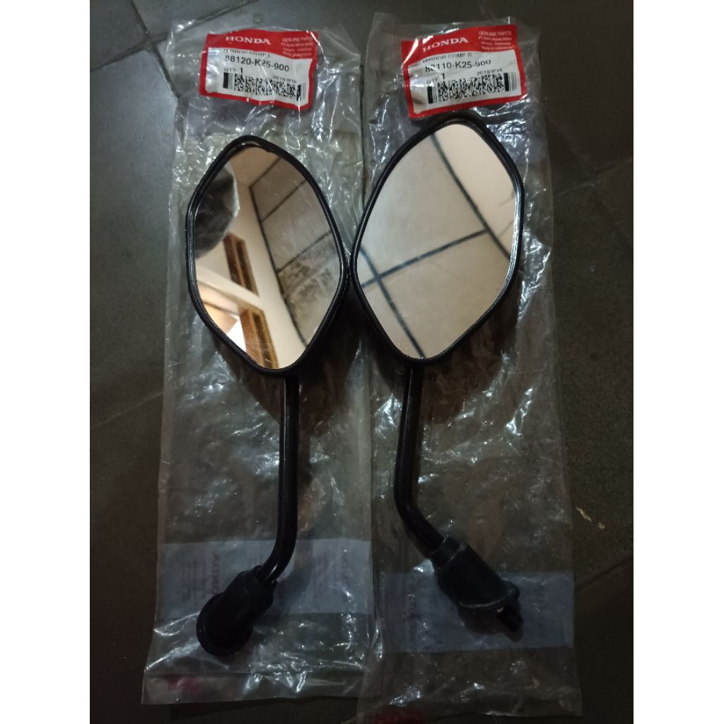 kaca spion miror set kanan kiri motor Honda beat fi injeksi k25 sporty beat esp beat pop esp Vario 1