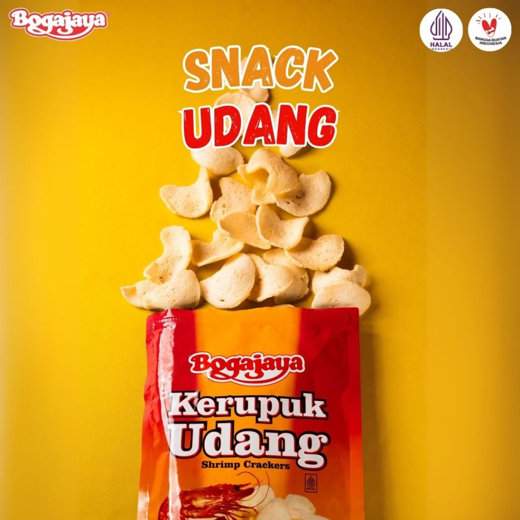 BOGAJAYA Kerupuk UDANG 115Gr Gurih Siap Makan Oleh Oleh Surabaya