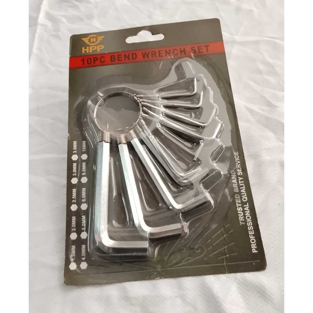 (1 SET) Kunci L Set / Kunci L Set Lengkap